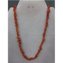 34 CT Orange Baltic Amber Necklace