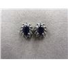 Image 1 : New Blue Sapphire & Diamond Earrings