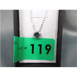 Ocean Blue Mystic Topaz & Diamond Necklace