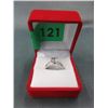 Image 2 : Green Amethyst & Diamond Solitaire Ring