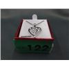 Image 2 : Ladies Double Heart Diamond Necklace