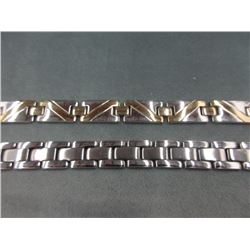 2 New Stainless steel bracelets