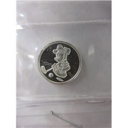 5 Exclusive .999 Silver Mickey Mouse Rounds