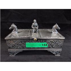 19th Century Figural Humidor Tobacco Box