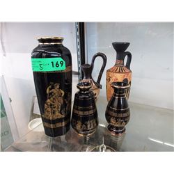 5" Greek Vases & Urns
