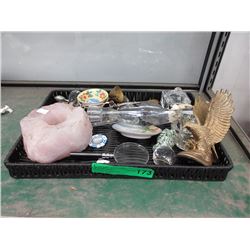 Tray of Assorted Decorative Items