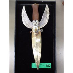 Decorative Dagger With Hunting Owl Handle