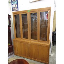 Wood 2 Piece China Cabinet