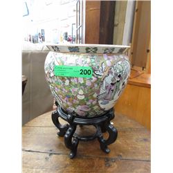 Oriental Plant Pot on Stand