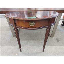 Bombay Company Half Moon Table With Drawer