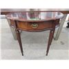 Image 1 : Bombay Company Half Moon Table With Drawer