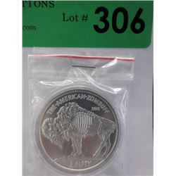 1 Oz. Zombie .999 Silver Art Round