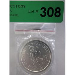1 Oz. Silver Shield .999 Silver Art Round