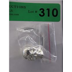 Over-Pour 1 Ounce .999 Silver 3-D Skull Bar