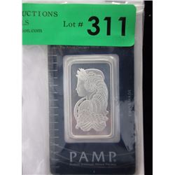Rare Swiss Mint Lady Fortuna .999 Silver Bar