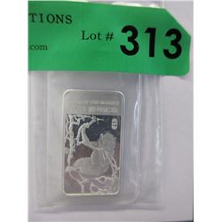 2016 Year of the Monkey .999 Silver Art Bar