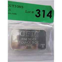 1 Oz. Ohio Precious Metals .9995 Silver Bar