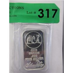 1 Oz. Silver Towne .999 Silver Bar
