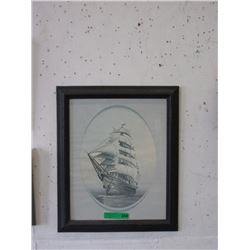 Framed Ship Print
