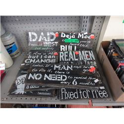 19 New Wood Signs