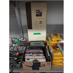 Scrapbooks, DVDs & a Tablet
