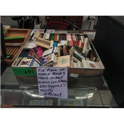 Tin Full of Match Books
