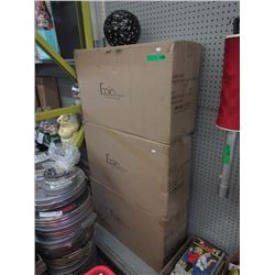 3 Boxes of Epic Art Deco Balls - Black