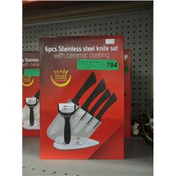 6 Piece Stainless Steel Knife Set