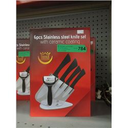 6 Piece Stainless Steel Knife Set