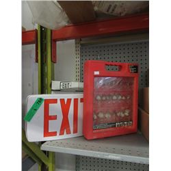 5 Exit Signs & a Dremel Attachment Kit
