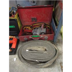 2 Truck Straps & A Large Drill In Box