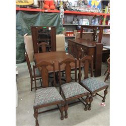 Vintage 1930s Depression Dining Room Suite