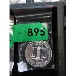 1 Oz. .999 Fine Silver Round