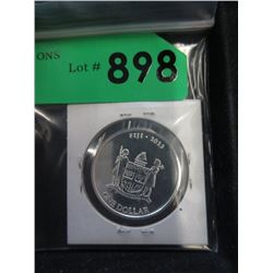 1/2 Oz. .999 Fine Silver Fiji Coin - 2013 Mintage