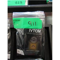 10 x .9999 Fine Gold 1 Grain Rounds