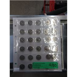 30 Canadian Centennial Rabbit Nickels