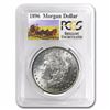 Image 1 : 1896 Stage Coach Series Morgan Silver Dollar BU PCGS RARE