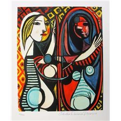 Pablo Picasso GIRL BEFORE A MIRROR Estate Signed Limited Edition Giclee W/COA