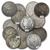 Image 1 : 20 MORGAN AND PEACE SILVER DOLLARS MIX CULL $22 EA