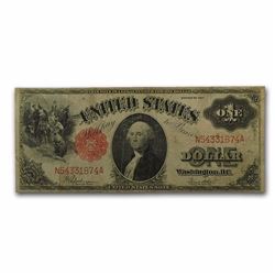 1917 $1.00 Red Seal Legal Tender Fine