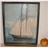 Image 1 : Original painting of sailboat "DaveMartinTrainBox" -voilier peinture originale "DaveMartinTrainBox"