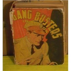 1938 big little book GANG BUSTERS IN ACTION - petit gros livre