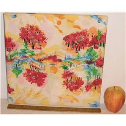 Original painting "LangdonArt 1A17" -12x12" peinture originale par LangdonArt