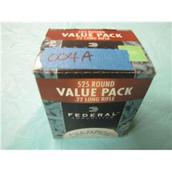 BX 525 RNDS FEDERAL .22 LR