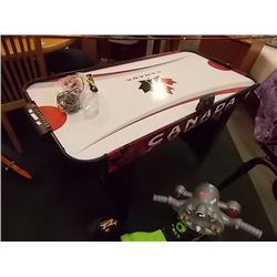 CANADA GAMES SMALL AIR HOCKEY TABLE  WITH ACCESSORIES
