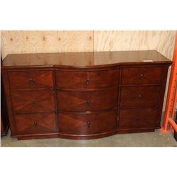 DRESSER - BOW FRONT - 9 DRAWER