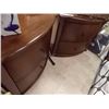 Image 1 : NIGHT STAND - BOW FRONT - 2 DRAWER
