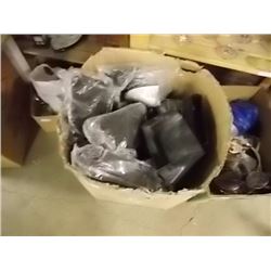 BOX OF NEW PLASTIC THINGS