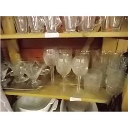SHELF OF GLASSES