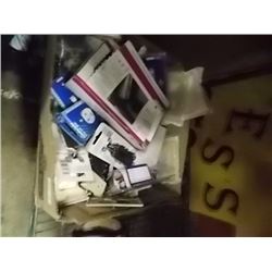 BOX OF ELECTRICAL - WALL PLATES - SOCKETS - ETC